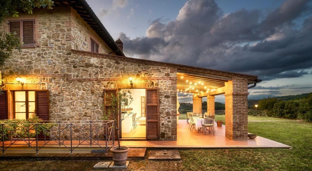 Casa Ora D'Oro - Panoramic Views / Pool / Private Garden Villa Trequanda Exterior photo