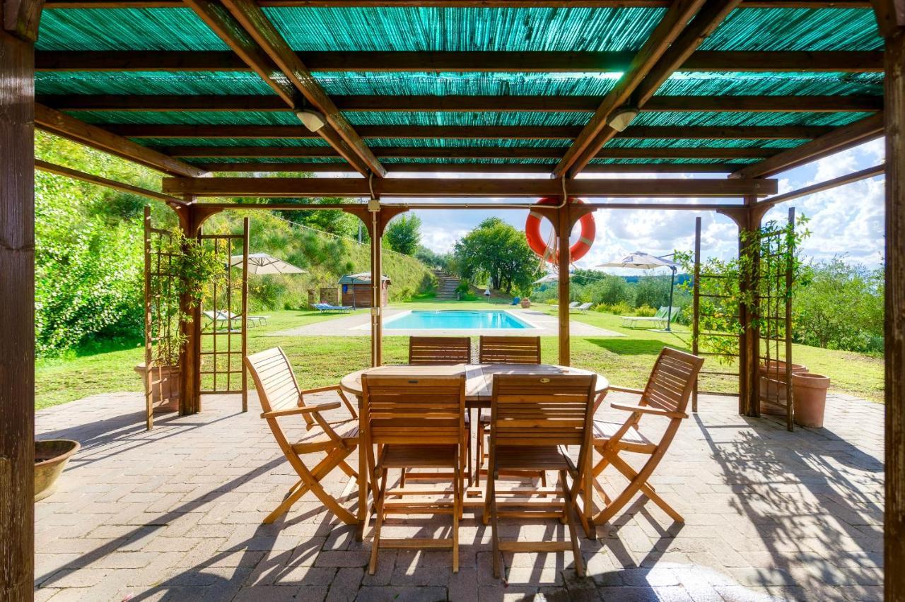 Casa Ora D'Oro - Panoramic Views / Pool / Private Garden Villa Trequanda Exterior photo