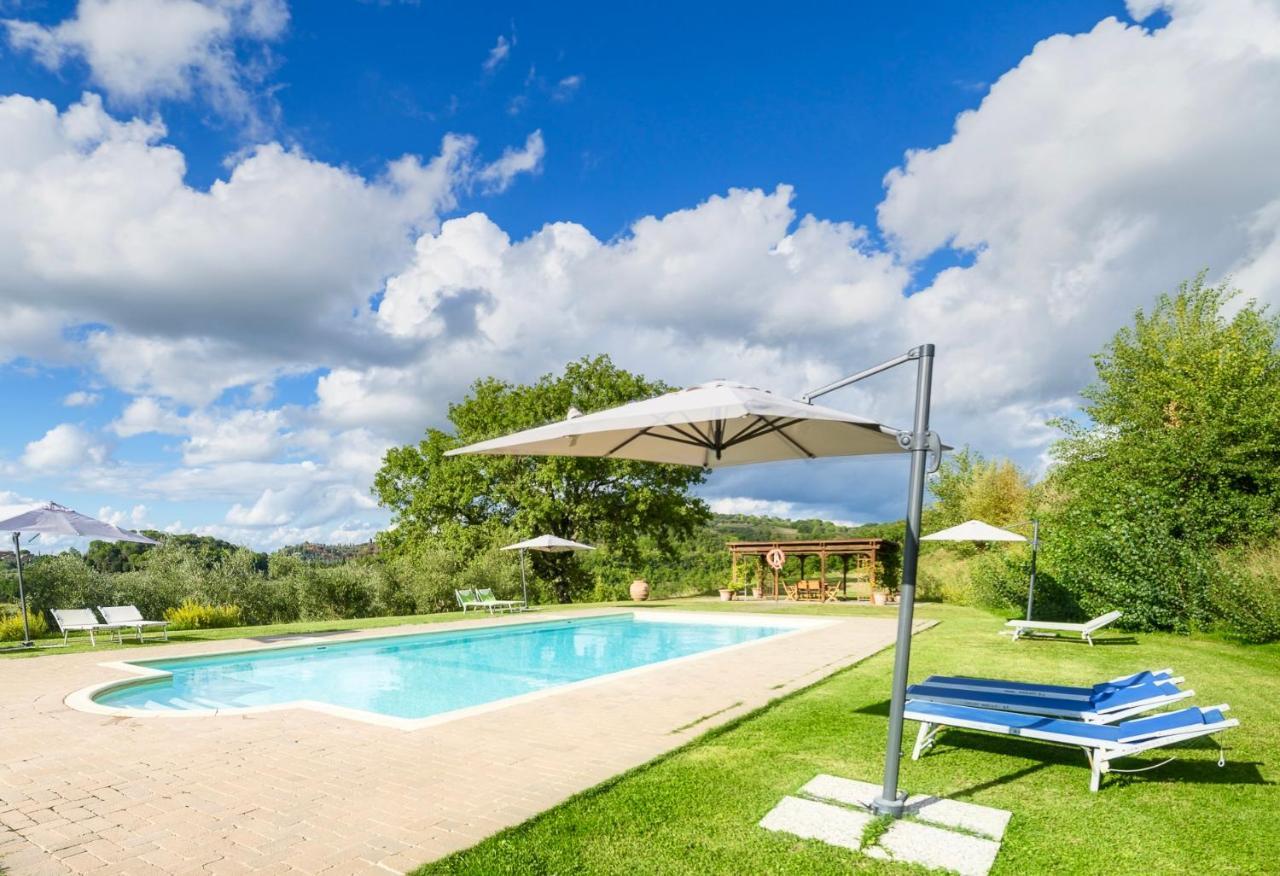 Casa Ora D'Oro - Panoramic Views / Pool / Private Garden Villa Trequanda Exterior photo