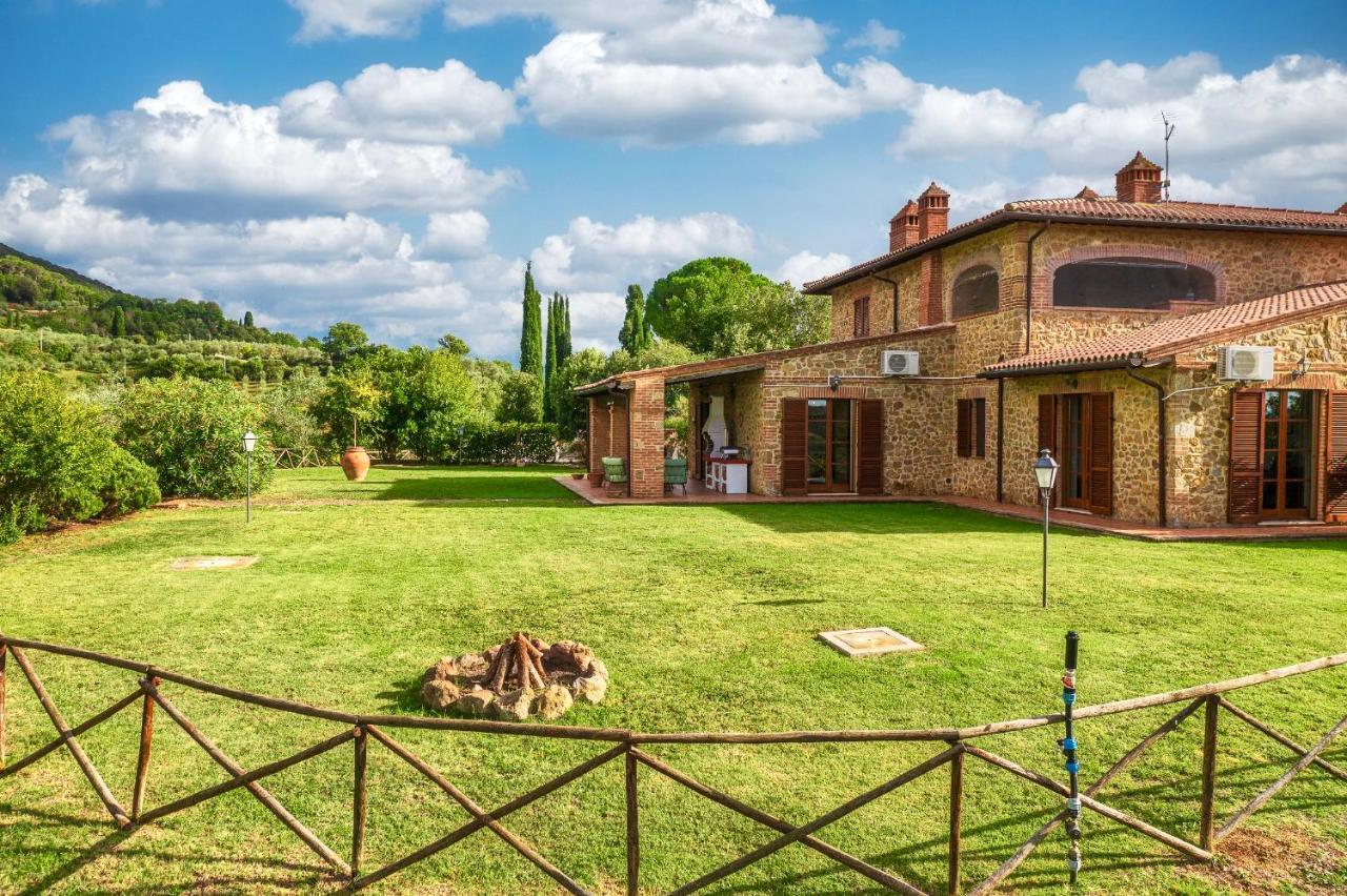 Casa Ora D'Oro - Panoramic Views / Pool / Private Garden Villa Trequanda Exterior photo