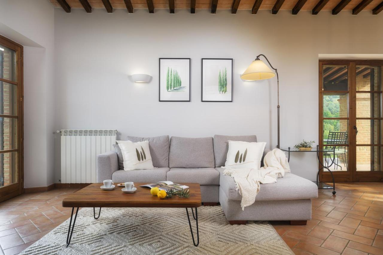Casa Ora D'Oro - Panoramic Views / Pool / Private Garden Villa Trequanda Exterior photo