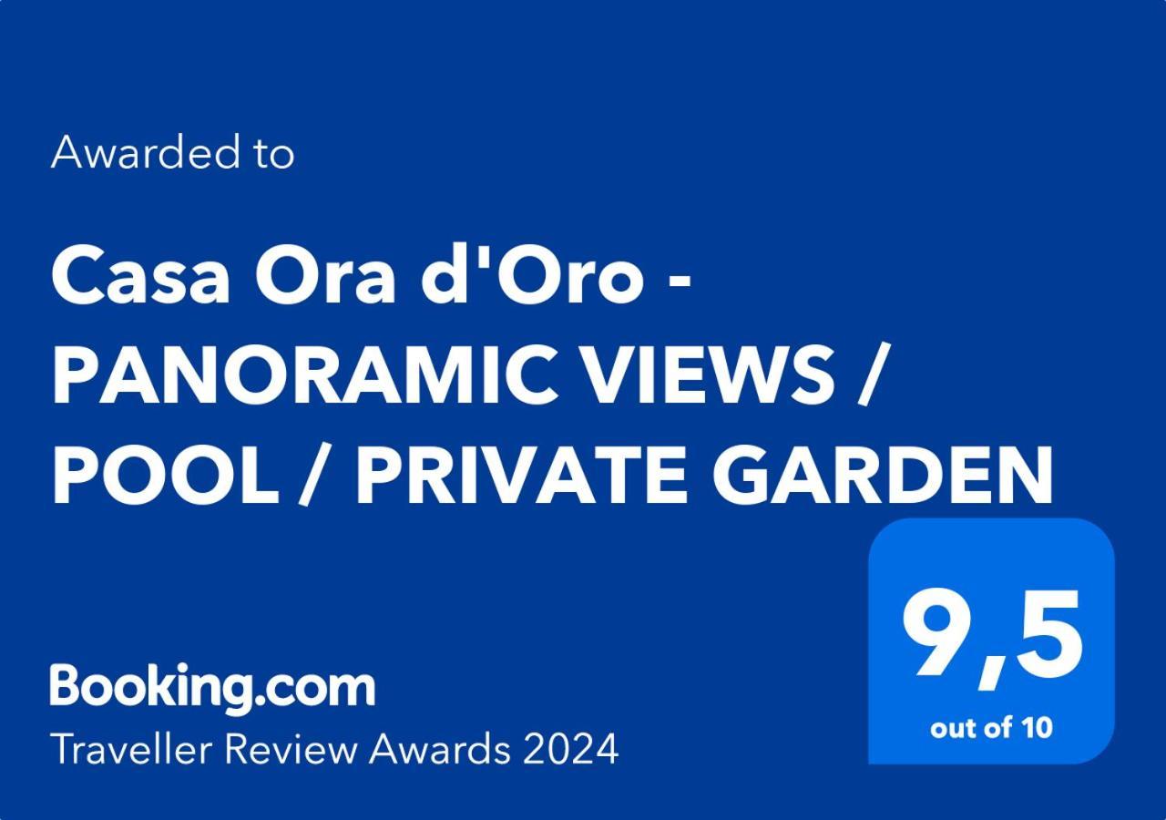 Casa Ora D'Oro - Panoramic Views / Pool / Private Garden Villa Trequanda Exterior photo